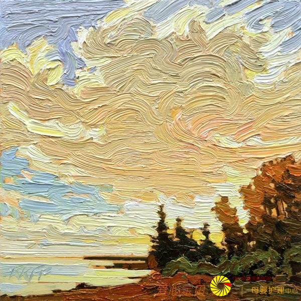 ���滭������ Ken Faulks ���ڱʴ���ɫ�ʵ�ڹ��