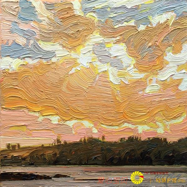 ���滭������ Ken Faulks ���ڱʴ���ɫ�ʵ�ڹ��