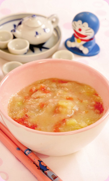 番茄土豆羹蠕嚼型辅食诗言慧语